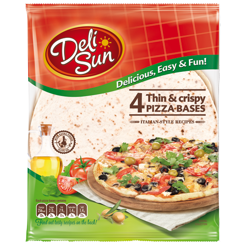 Delisun thin pizza bases 320 g